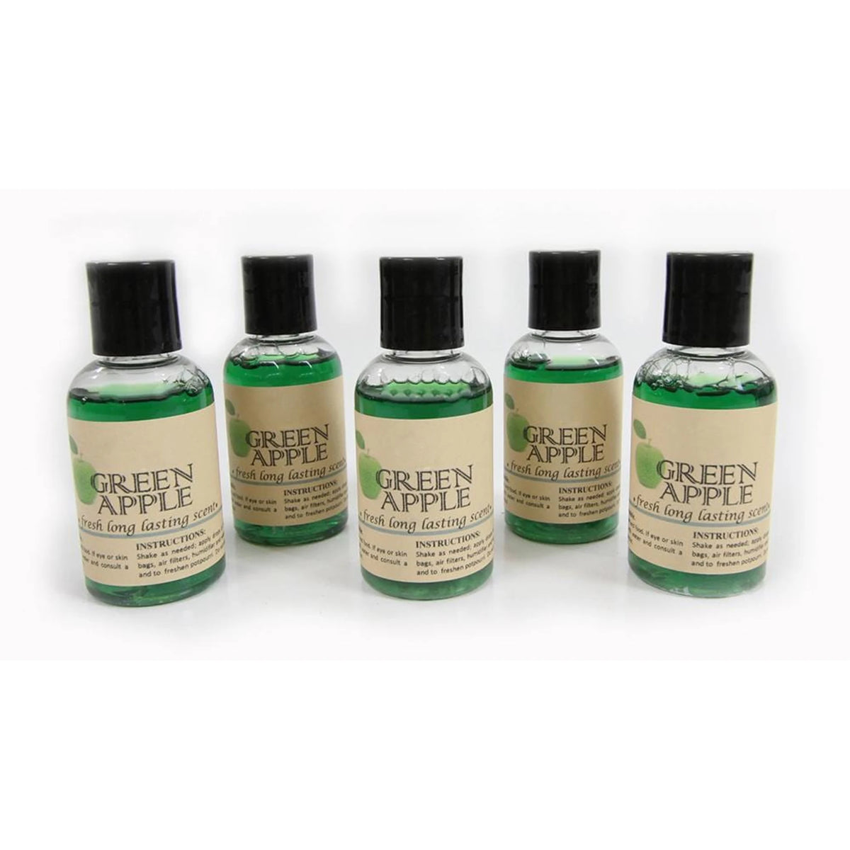 Green Apple Vacuum Fragrance Scents 5 Pack - 2 fl oz, Made in USA