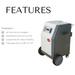 SM2000 Dry Ice Blasting Machine, 44 lbs Dry Ice Hopper, Hand Control Spray Gun Kit, 5 Nozzles