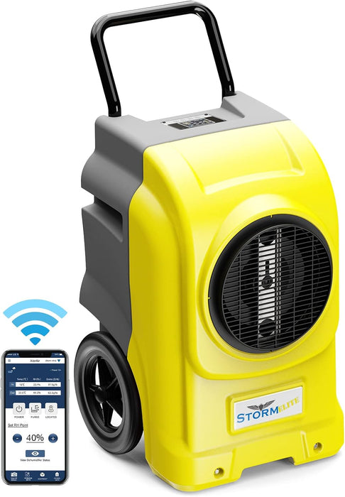 AlorAir® 270 Pints Smart Wi-Fi Commercial Dehumidifiers with Pump & Drain Hose for Large Room or Basements | Storm Elite