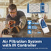 AlorAir 360 degree Intake Air Filtration System - (1350 CFM) with Strong Vortex Fan, Built-in Ionizer