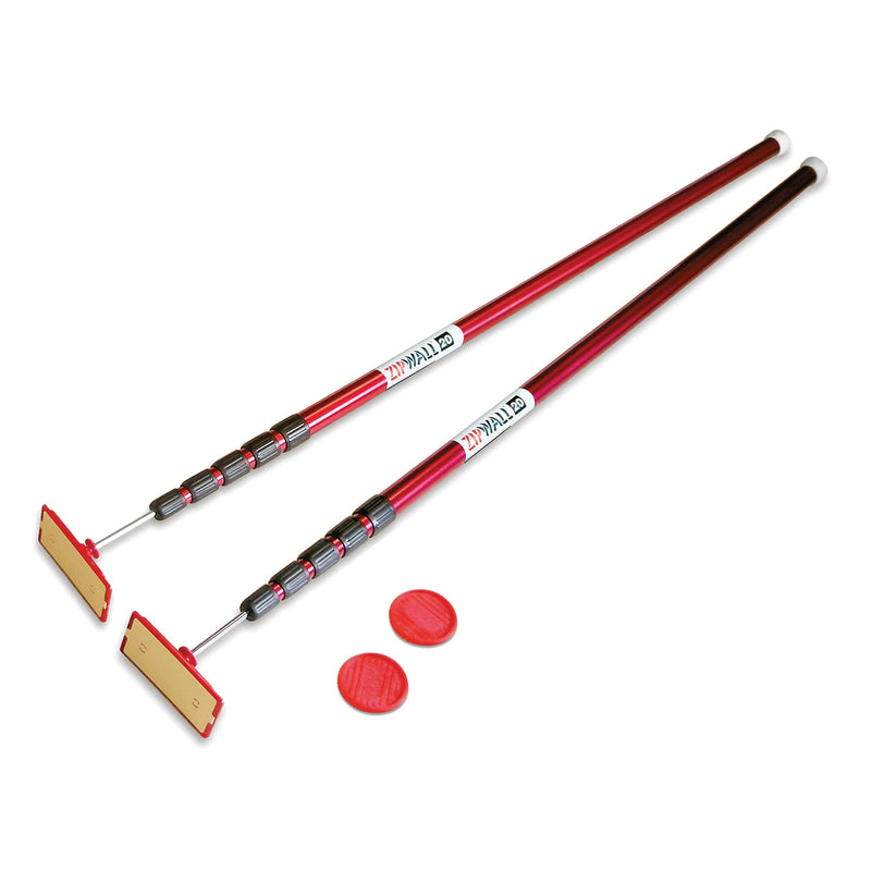 NIKRO Zipwall Kit 20 – Poles Extend 6 ft 9 in to 20 ft, 2 GripDisks