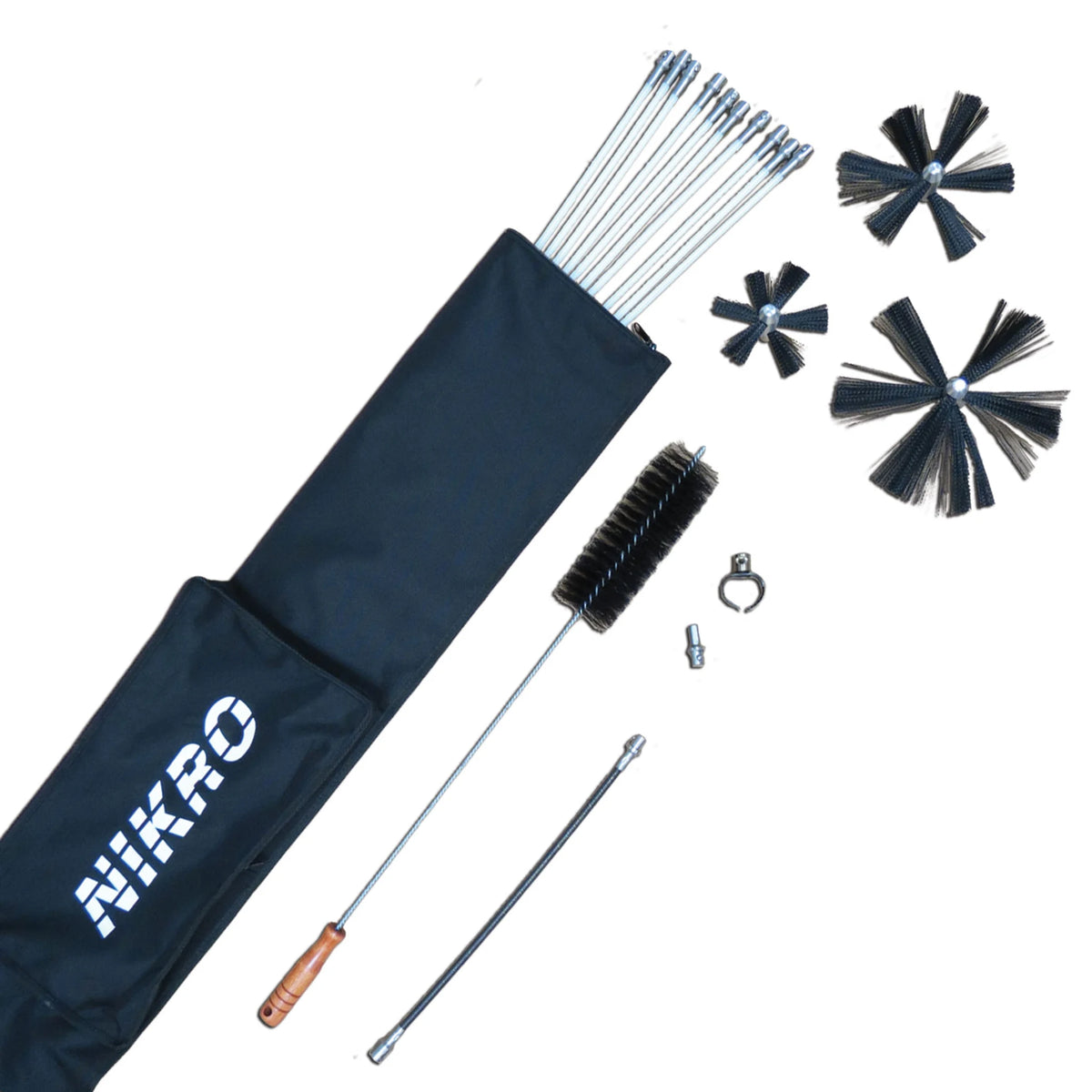 NIKRO 861710 Deluxe Dryer Vent Rotary Brush Kit
