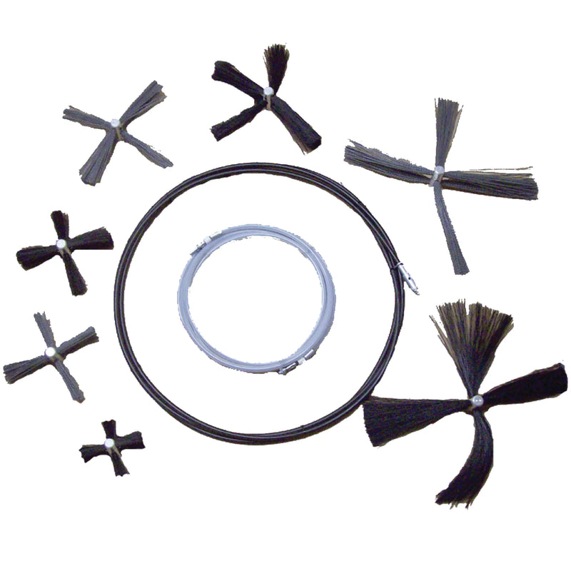 NIKRO 862047 Deluxe Rotary Brush Package W/Button Lock Brushes