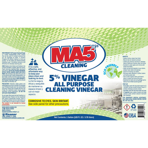 MA5X 5% Cleaning Vinegar biodegradable multi-surface cleaner – view 2