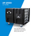 XPOWER Everest Programmable Sanitizing System PSS – 2000 CFM HEPA Air Purifier with Digital Timer & IAQ