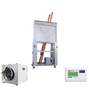 Abatement AIRE GUARDIAN AG8000PAS-RPM Mobile Dust Containment Cart w/ PAS750 Air Scrubber and RPM-RT1 Room Pressure Monitor - US Cleaning Tools