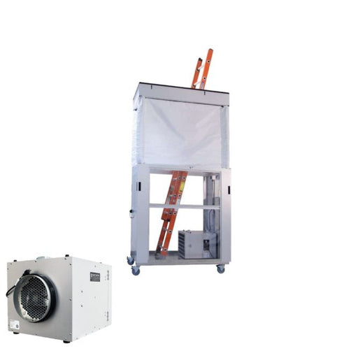 Abatement AIRE GUARDIAN AG8000PAS Mobile Dust Containment Cart w/ PAS750 Portable Air Scrubber