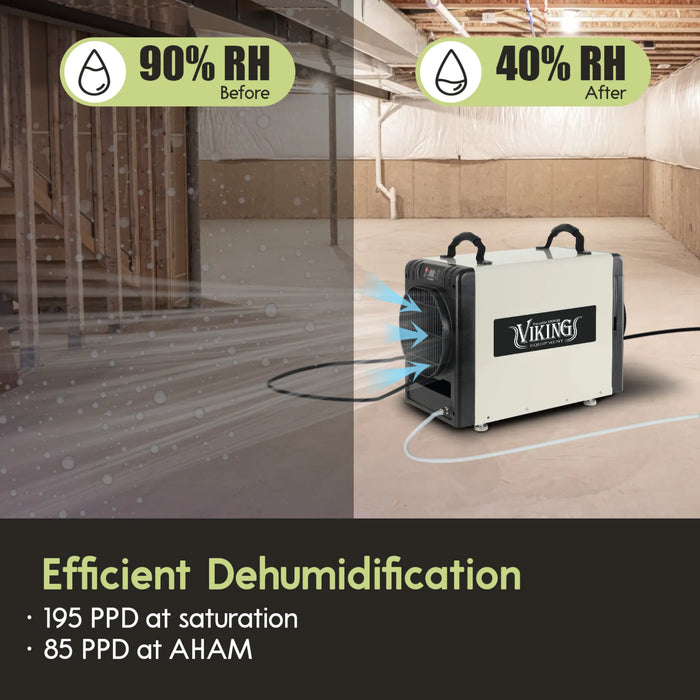 XPOWER BD-90P Viking Commercial Grade Dehumidifier