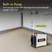 XPOWER BD-90P Viking Commercial Grade Dehumidifier - US Cleaning Tools