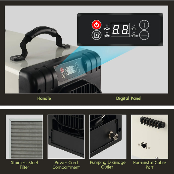 XPOWER BD-90P Viking Commercial Grade Dehumidifier