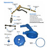 Turbo Force BR-272 45 Degree Elbow - Mini Turbo Hybrid MTH-43