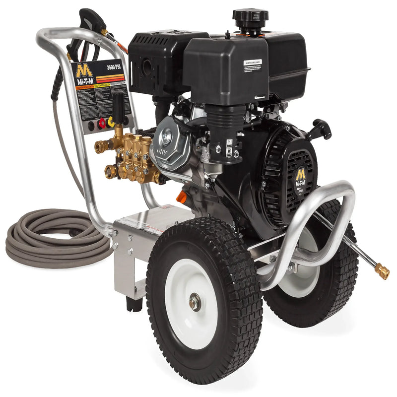 Mi-T-M CA-3504-1MAM Aluminum Pressure Washer – 3500 PSI, 3.5 GPM, OHV engine