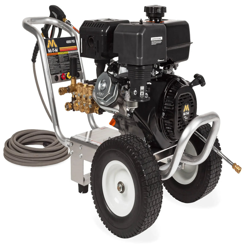 Mi-T-M CA-4004-1MAM Aluminum Pressure Washer – 4000 PSI, 3.5 GPM, OHV engine