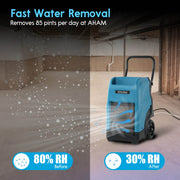 XPOWER VIKING CD-90L Commercial LGR Dehumidifier - US Cleaning Tools