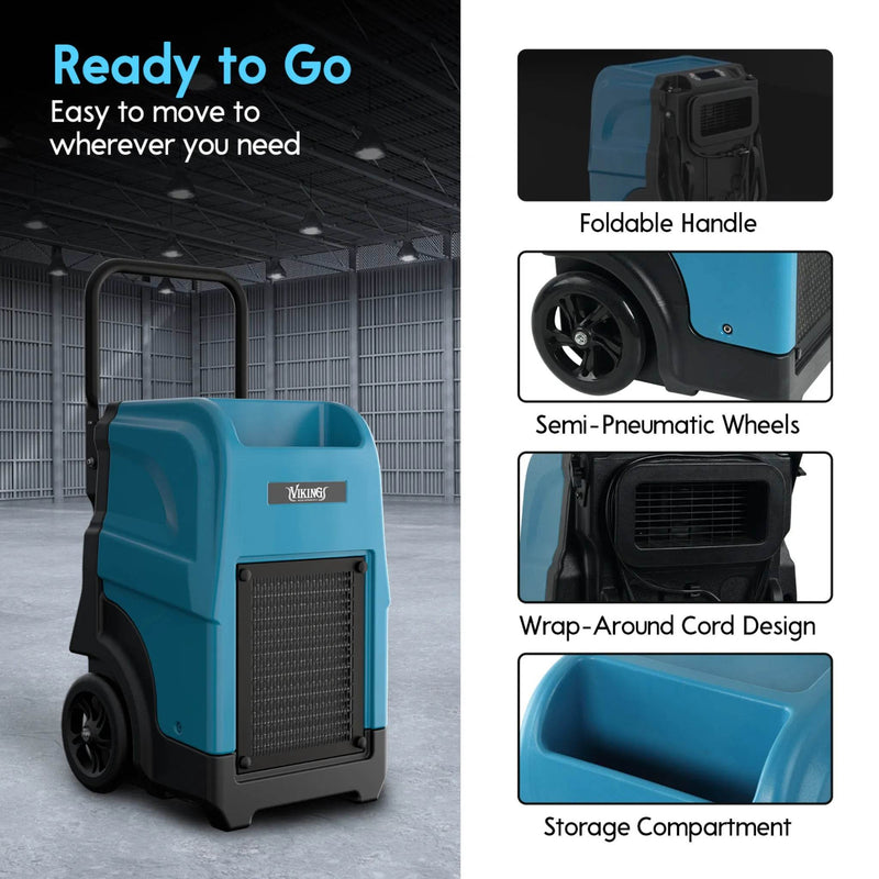 XPOWER VIKING CD-90L Commercial LGR Dehumidifier - US Cleaning Tools