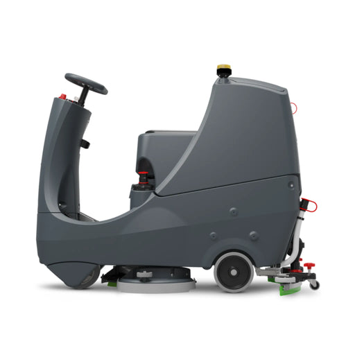 NaceCare CRL 2128/100T 28″ Ride-On Scrubber – 2 NX1K Batteries - US Cleaning Tools