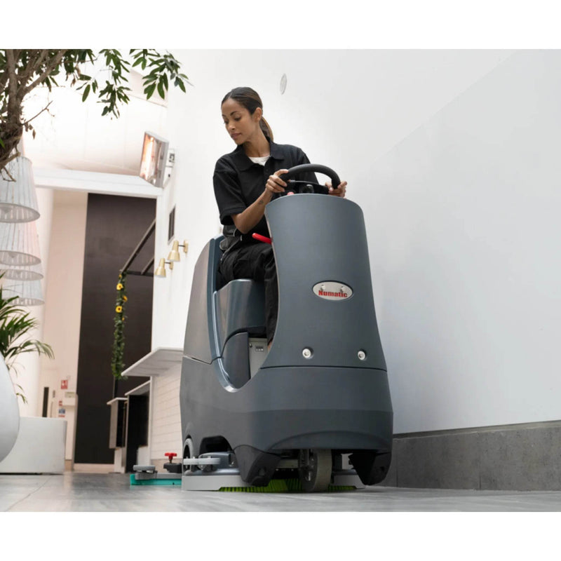NaceCare CRL 2128/100T 28″ Ride-On Scrubber – 2 NX1K Batteries - US Cleaning Tools