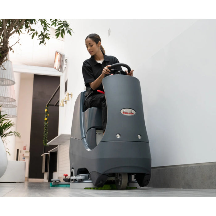 NaceCare CRL 2128/100T 28″ Ride-On Scrubber – 2 NX1K Batteries - US Cleaning Tools