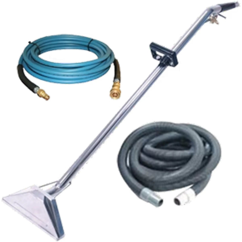 Mosquito America 901-0010 Extractor Hose & Wand Kit – 25 ft Vacuum Hose, 25 ft Solution Hose & Stainless Steel 2-Jet Wand