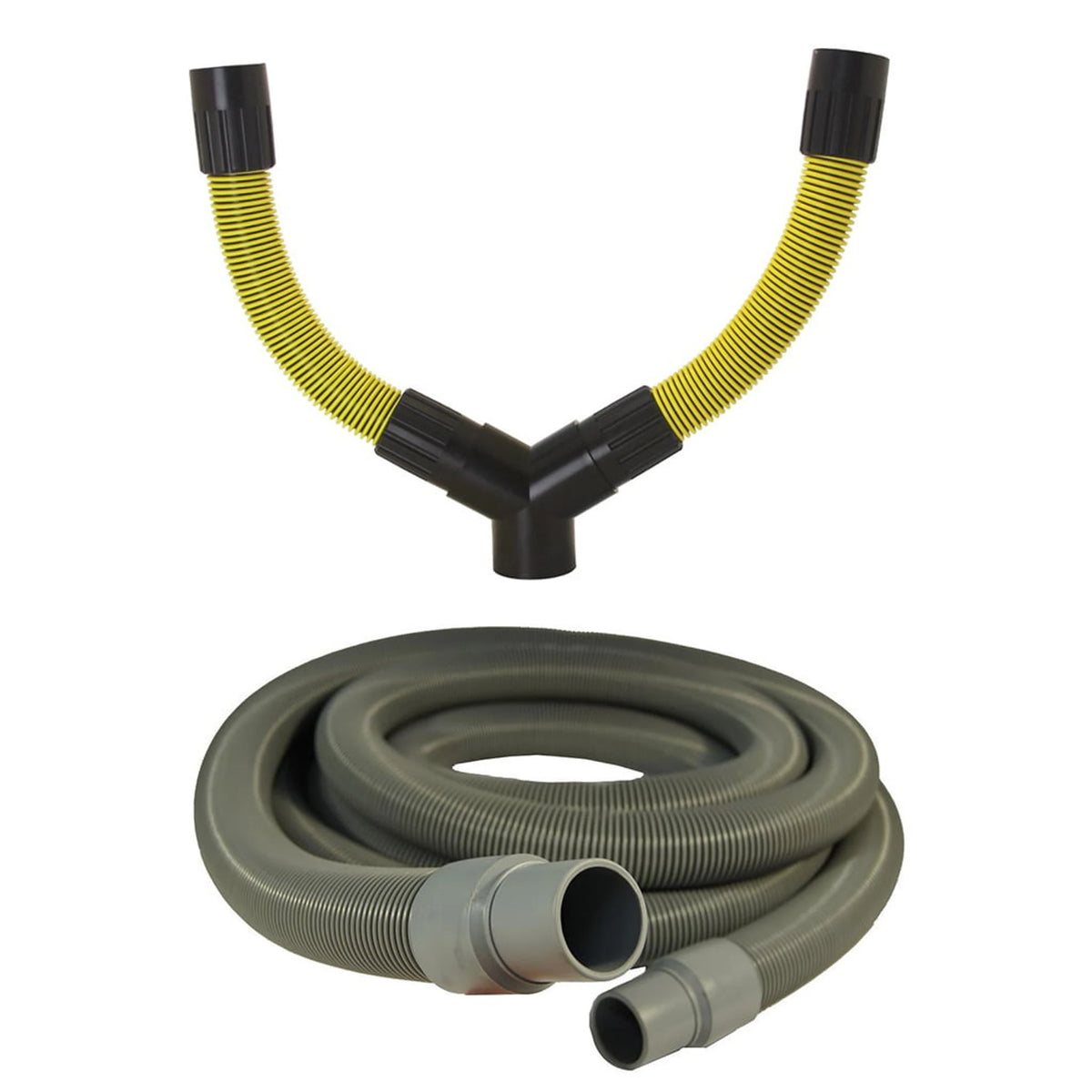 Dustless D0016 Y-Connector Dual Vac Kit – Hose Adapter for Wet/dry vacuums