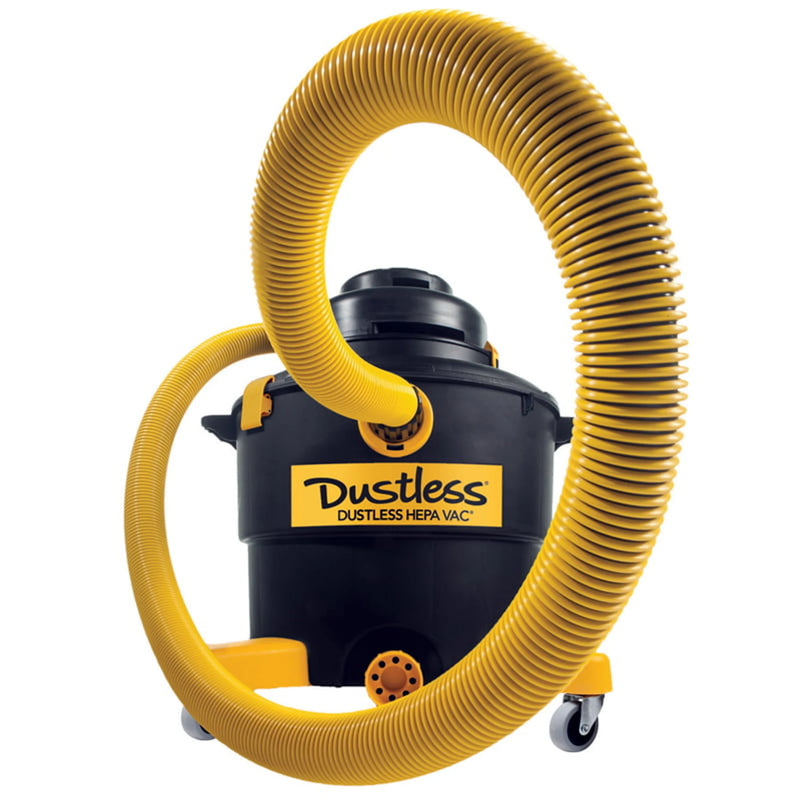 Dustless D1606 16-Gallon HEPA Wet/Dry Vacuum – 130 CFM, H13 Filter