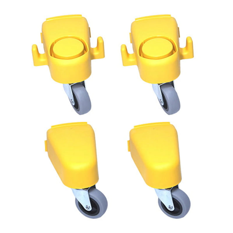 Dustless D1640 1 SET OF 4 -FRONT & BACK LEGS W/CASTER – Replacement Wheel