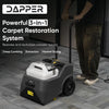 Dapper Supply DP-CCD1212 3-in-1 Carpet Restoration Machine – Combing, Extraction, 70°C Drying