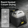 Dapper Supply DP-CCD1212 3-in-1 Carpet Restoration Machine – Combing, Extraction, 70°C Drying