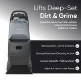 Dapper Supply DP-CCE1206 Commercial Carpet Extractor – 18" Path, 10-Gal Solution, 8-Gal Recovery