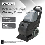Dapper Supply DP-CCE1206 Commercial Carpet Extractor – 18" Path, 10-Gal Solution, 8-Gal Recovery