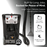 Dapper Supply DP-CCE1220 4-in-1 Carpet Extractor Steam Cleaner 18.5" 10.5/8 Gallon Tanks Upholstery & Floor Wand DP-CCE1220 view 3