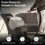 Dapper Supply DP-CCE1220 4-in-1 Carpet Extractor Steam Cleaner 18.5" 10.5/8 Gallon Tanks Upholstery & Floor Wand DP-CCE1220 view 8