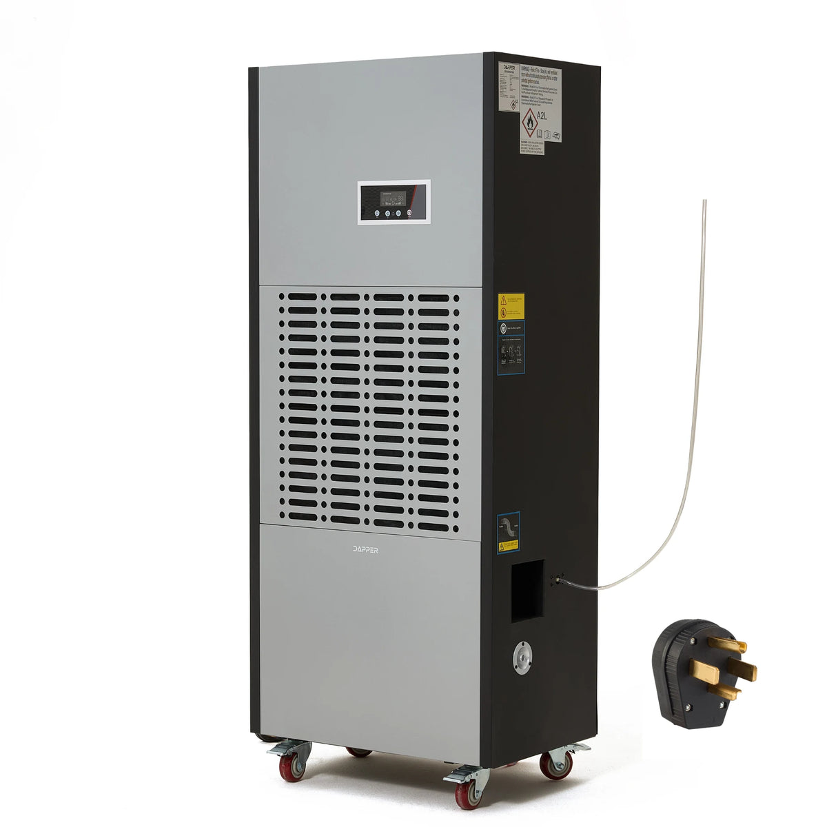 Dapper Supply DP-CD1131 Commercial Dehumidifier – 350 PPD, Built-In Pump, 30,000 Sq Ft, ETL