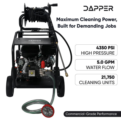 Dapper Supply DP-CPW1138 4350 PSI Cold Water Gas Pressure Washer DP-CPW1138 view 2