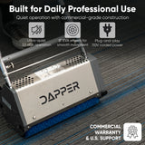 Dapper Supply DP-CRB1308 14" Counter-Rotating Brush Carpet & Hard Floor Machine – 53 dBA, 41 lbs