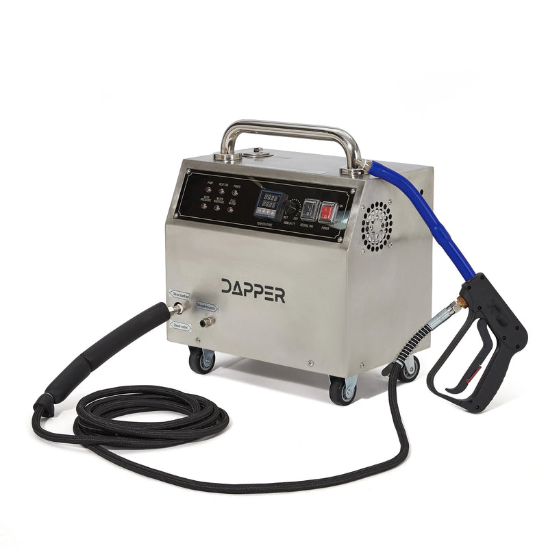 Dapper Supply DP-CSM1224 Commercial Steam Cleaner – 230°F, 1-Gal Tank, 2400W, 60-Sec Heat-Up