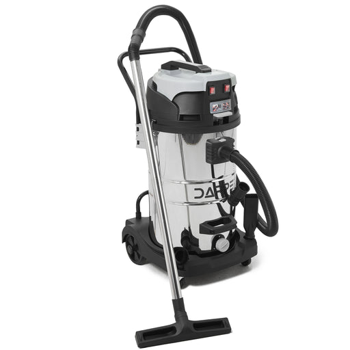 Dapper Supply DP-CVC1121 Wet/Dry Vacuum – 21-Gal Stainless Steel Tank, 8.5 Peak HP, Built-In Drain