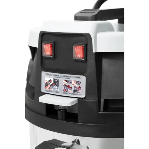 Dapper Supply DP-CVC1121 Wet/Dry Vacuum – 21-Gal Stainless Steel Tank, 8.5 Peak HP, Built-In Drain