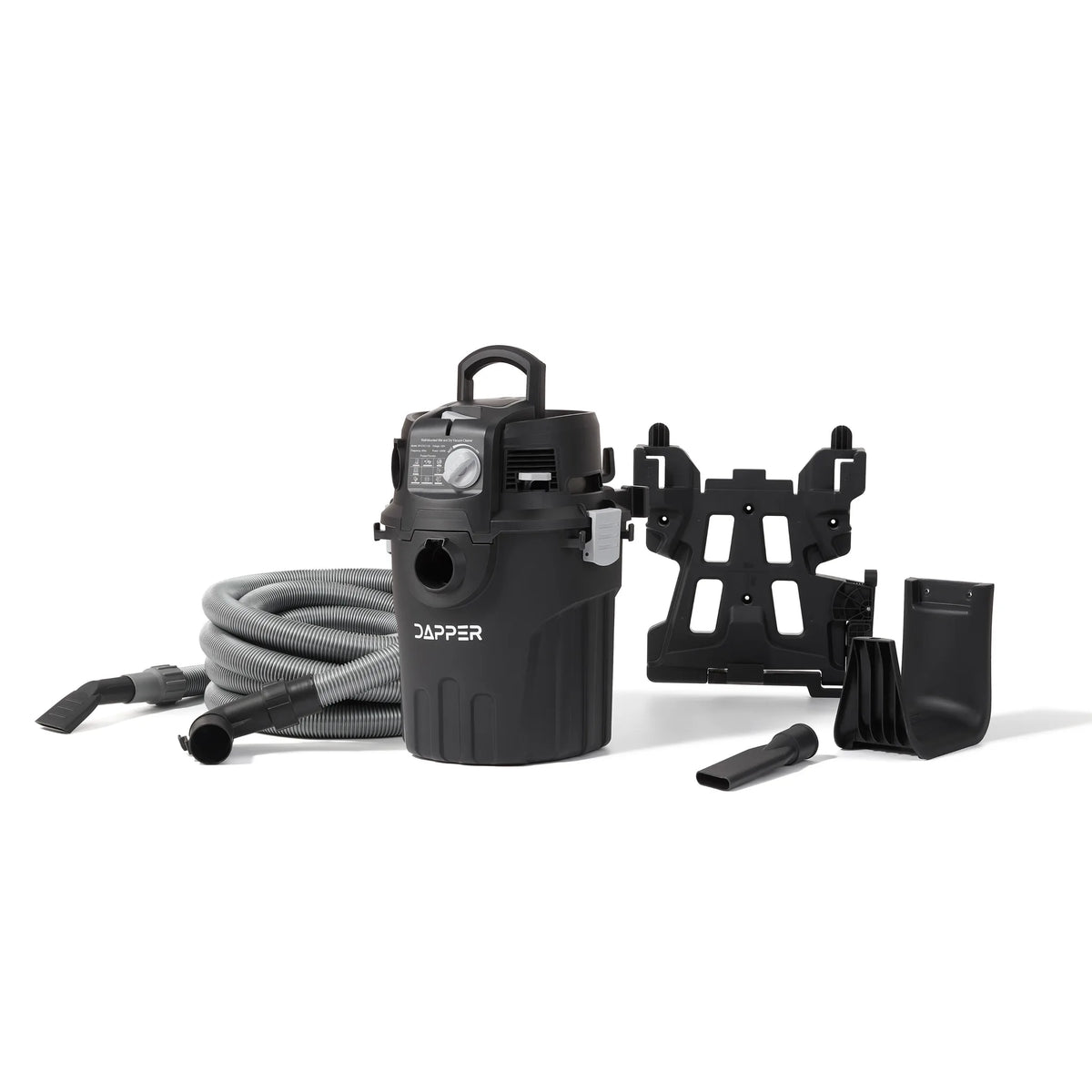 Dapper Supply DP-CVC1133 Wall-Mount Wet/Dry Vacuum – 6 Gal, 5.5 Peak HP