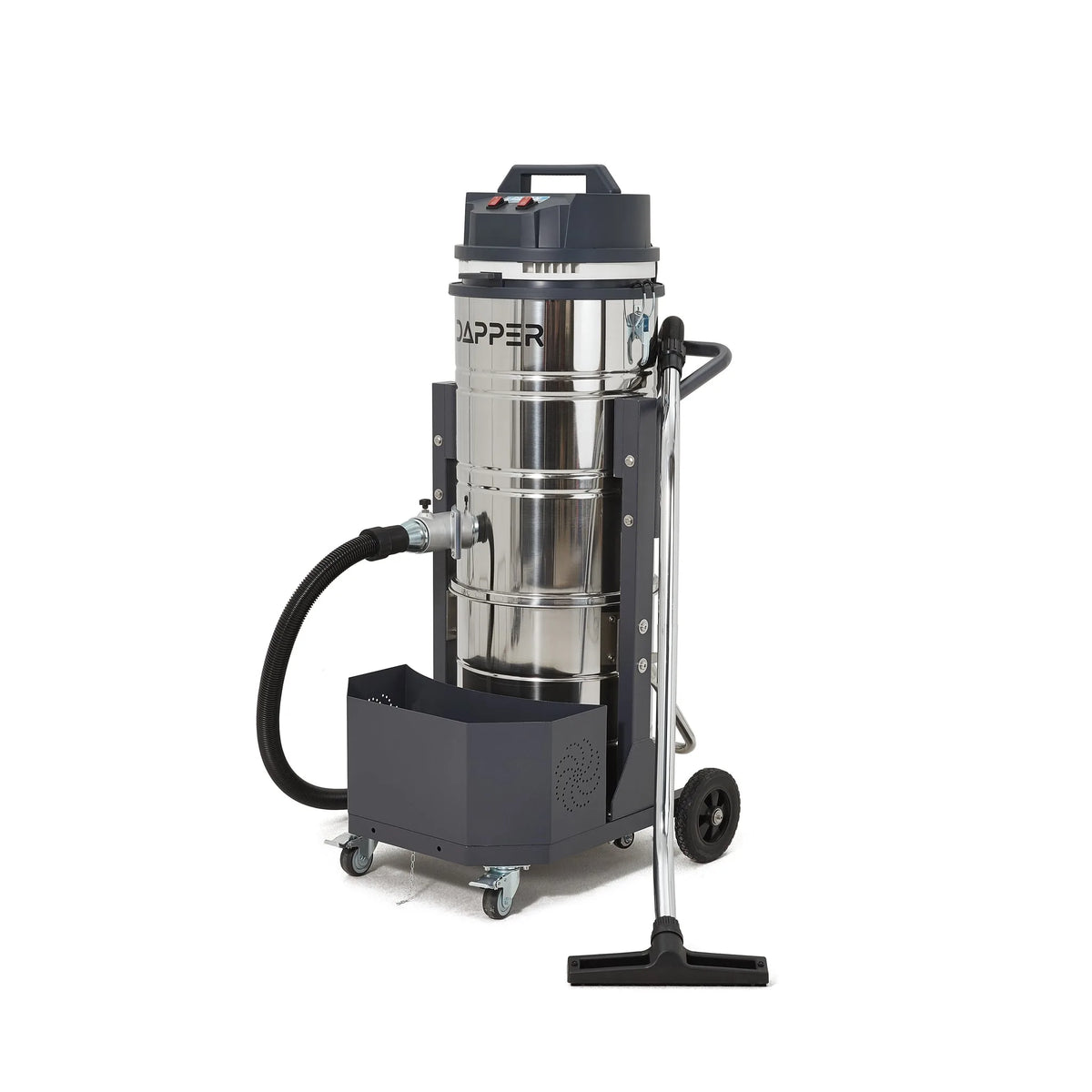 Dapper Supply DP-CVC1135 Industrial Wet/Dry Vacuum – 26.5 Gal, Dual Motor, 222 CFM