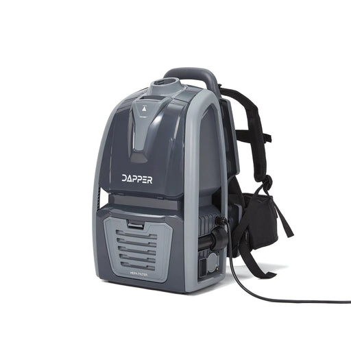Dapper Supply DP-CVC1141 Dapper Commercial Backpack Vacuum 1200W, 6 Qt, HEPA Filter, 50 Ft Cord, 11 lb DP-CVC1141 view 2