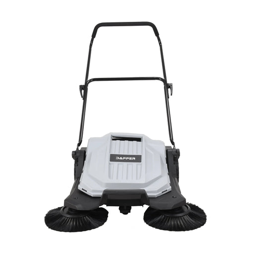 Dapper Supply DP-FS1103 Manual Push Floor Sweeper – 25.5" Path, 5.25-Gal Bin, 20 lbs