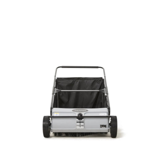 Dapper Supply DP-FS1106 Push Lawn Sweeper – 26" Path, 7 Cu Ft Hopper, Adjustable Height