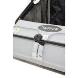 Dapper Supply DP-FS1106 Push Lawn Sweeper – 26" Path, 7 Cu Ft Hopper, Adjustable Height