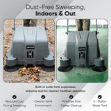 Dapper Supply DP-FS1233 Battery Walk-Behind Floor Sweeper – 40" Path, 12-Gal Hopper, 43,055 SF/Hr