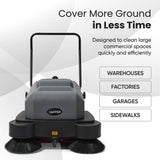 Dapper Supply DP-FS1237 battery floor sweeper – view 3
