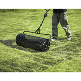 Dapper Supply DP-GS1112 Tow-Behind Compost Spreader – 36" Roller, Rust-Resistant Steel Frame