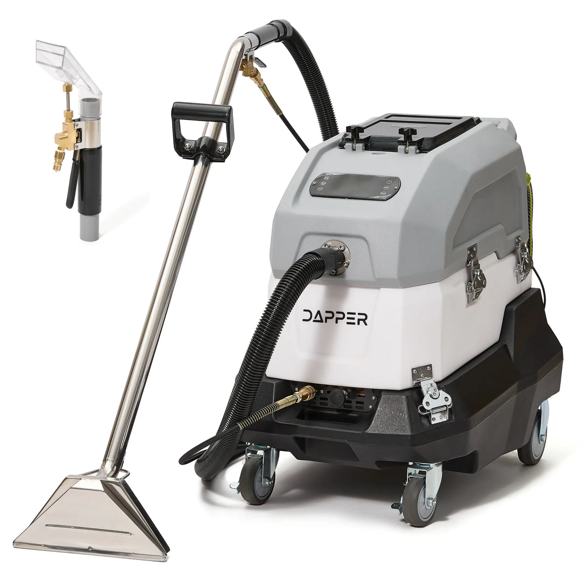 Dapper Supply DP-HCE1214 Heated Carpet & Upholstery Extractor – 170 PSI, 120 CFM, 150°F