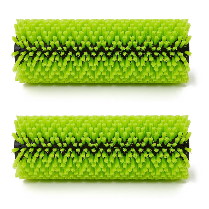 Dapper Supply Set of Green Brushes for Counter Rotating Brush (CRB) Machine