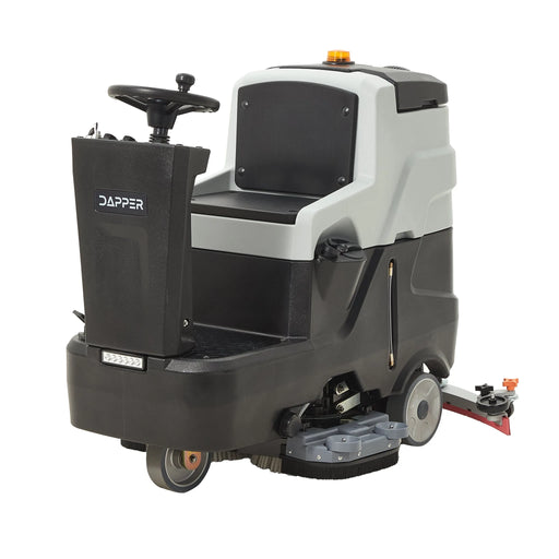 Dapper Supply DP-RAFS1234 Battery Powered Ride-On Commercial Floor Scrubber Machine, 30" Brush, 39" Squeegee, 52,000 Sqft/H, Batteries Included DP-RAFS1234 view 1
